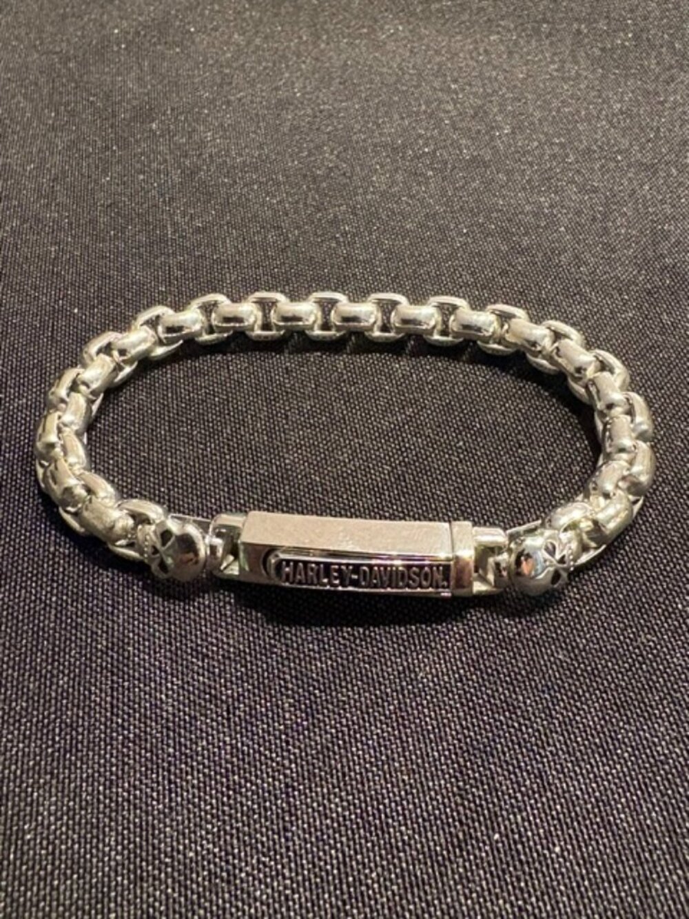 HARLEY DAVIDSON STAINLESS STEEL CHAIN BRACELET